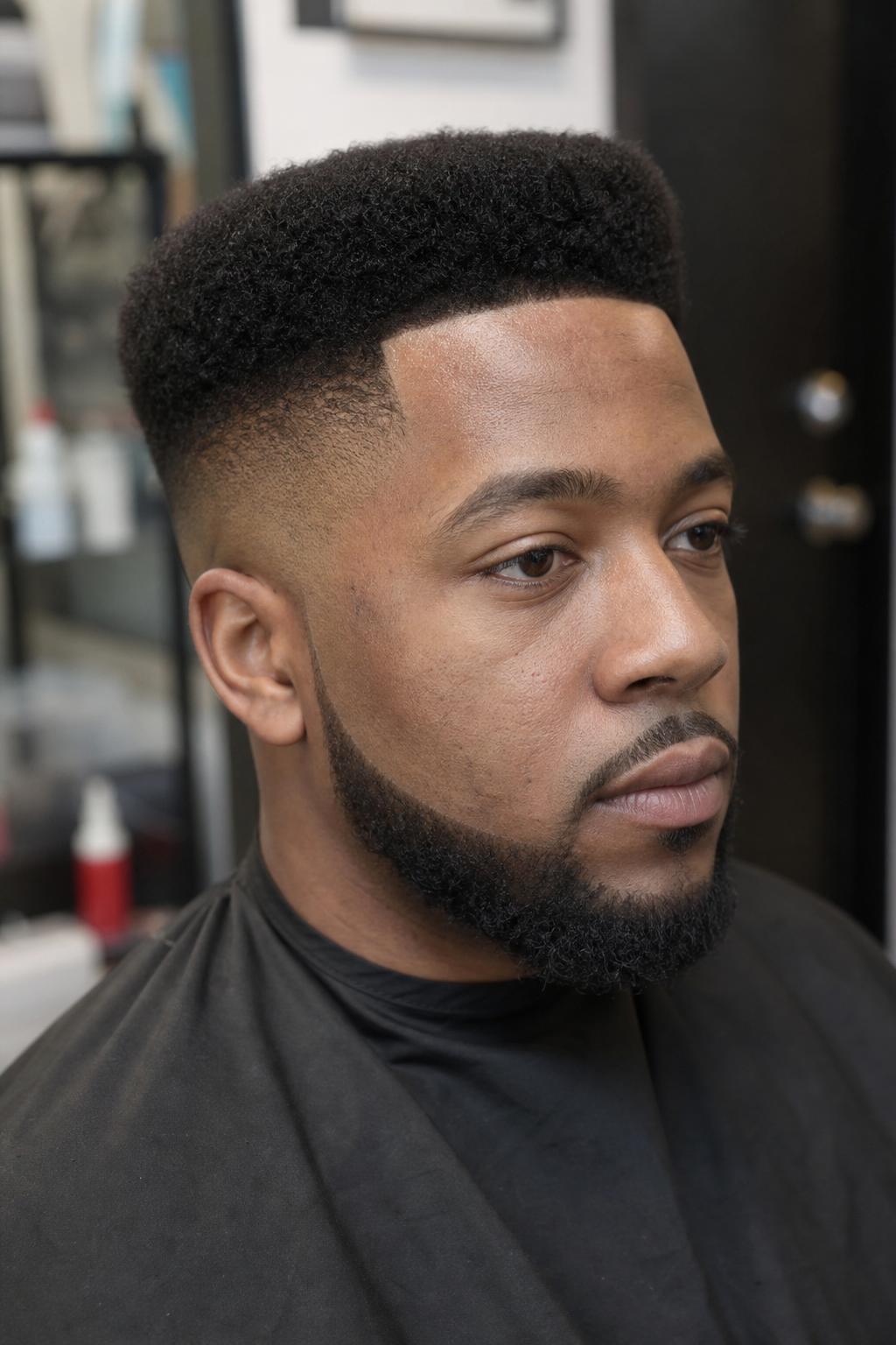 Tone The Barber after a Full Service at The Barber Tone